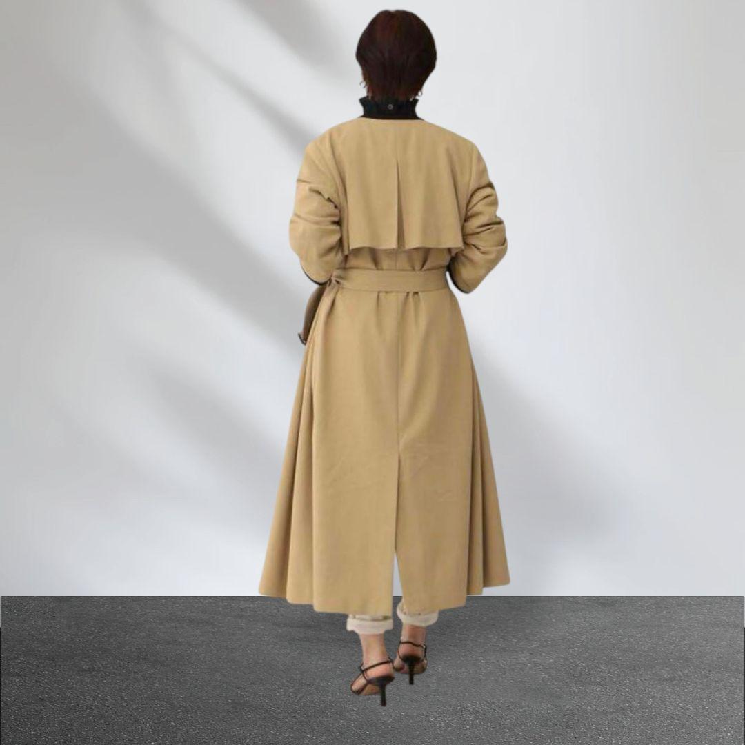 美品 UNTITLED プレッピートレンチコート