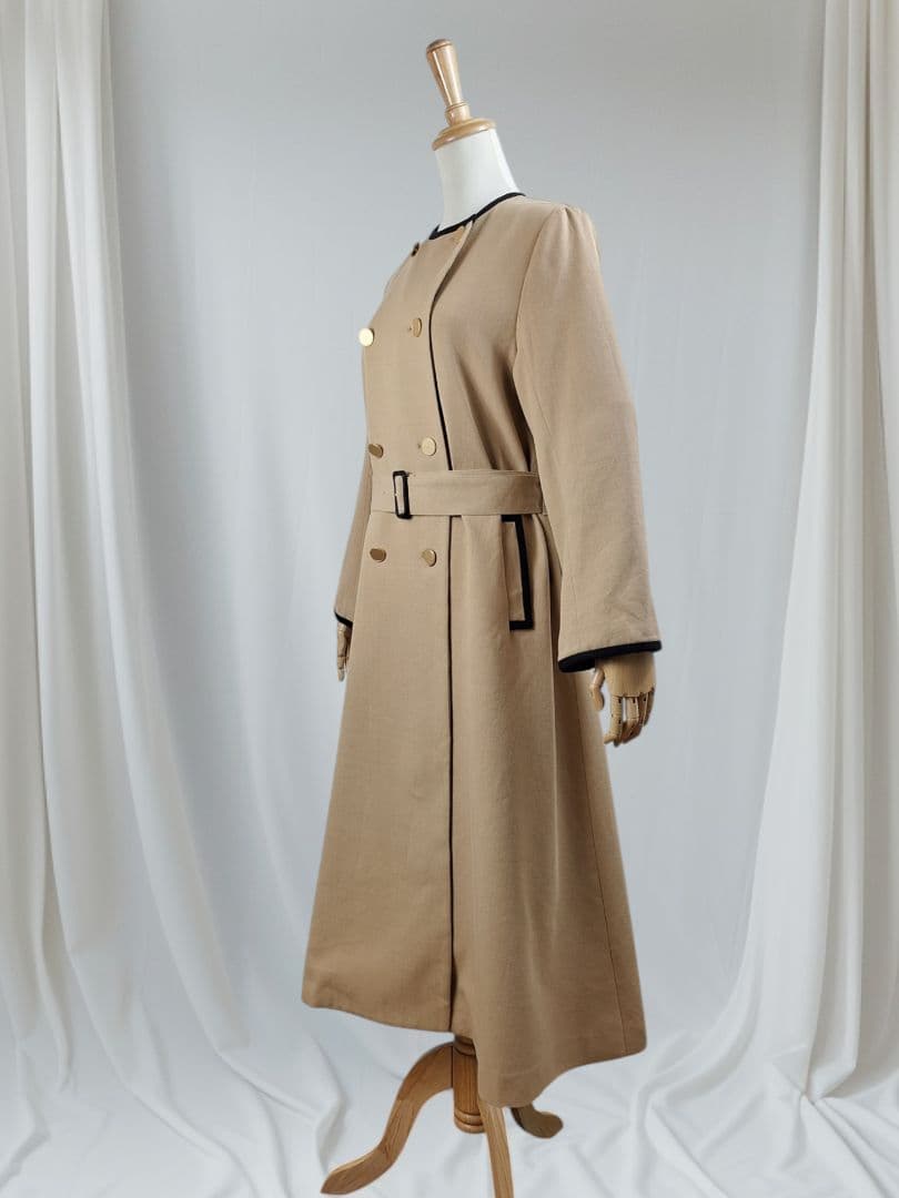 美品 UNTITLED プレッピートレンチコート