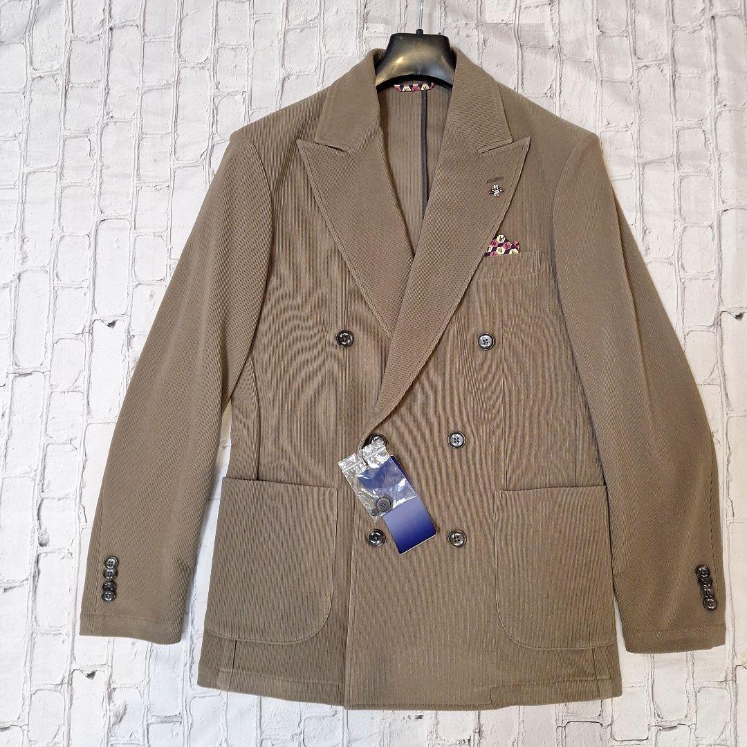 PANEAIG-STAGE 茶色 ダブルブレスト ジャケットのみ