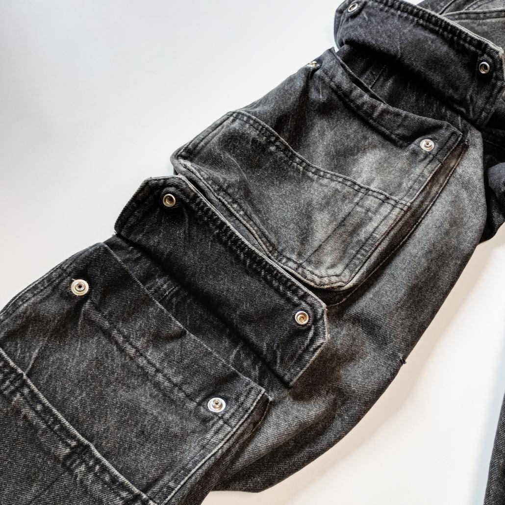 DIESEL D-SIRE-CARGO-S デニムカーゴパンツ ブラック 23