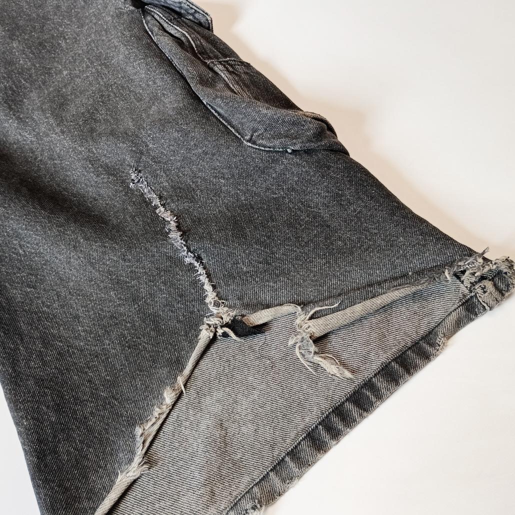 DIESEL D-SIRE-CARGO-S デニムカーゴパンツ ブラック 23