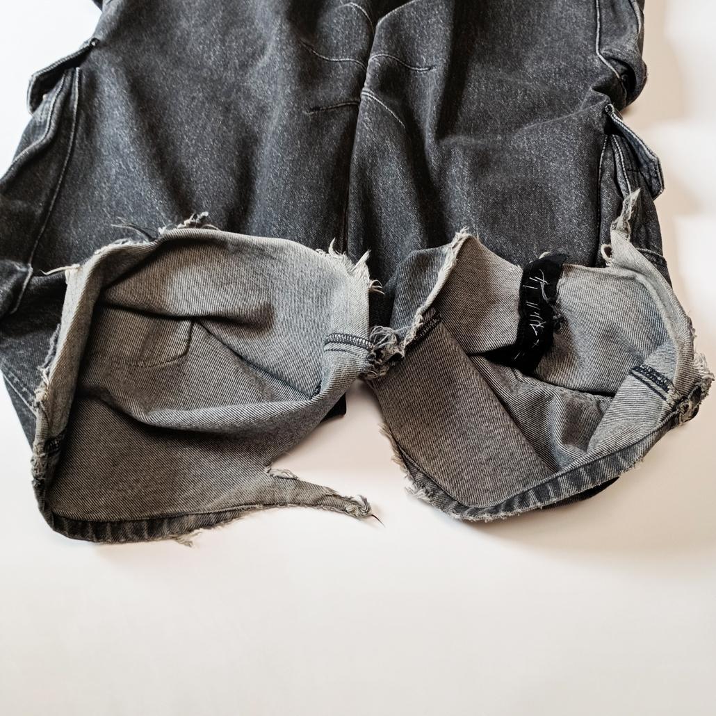 DIESEL D-SIRE-CARGO-S デニムカーゴパンツ ブラック 23