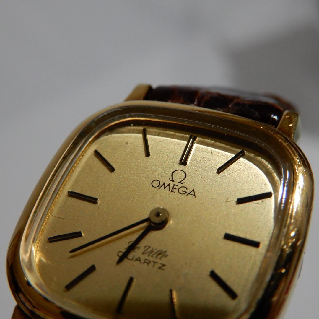 稼働 OMEGA De Ville デヴィル　レディース　プッシュ式リューズ