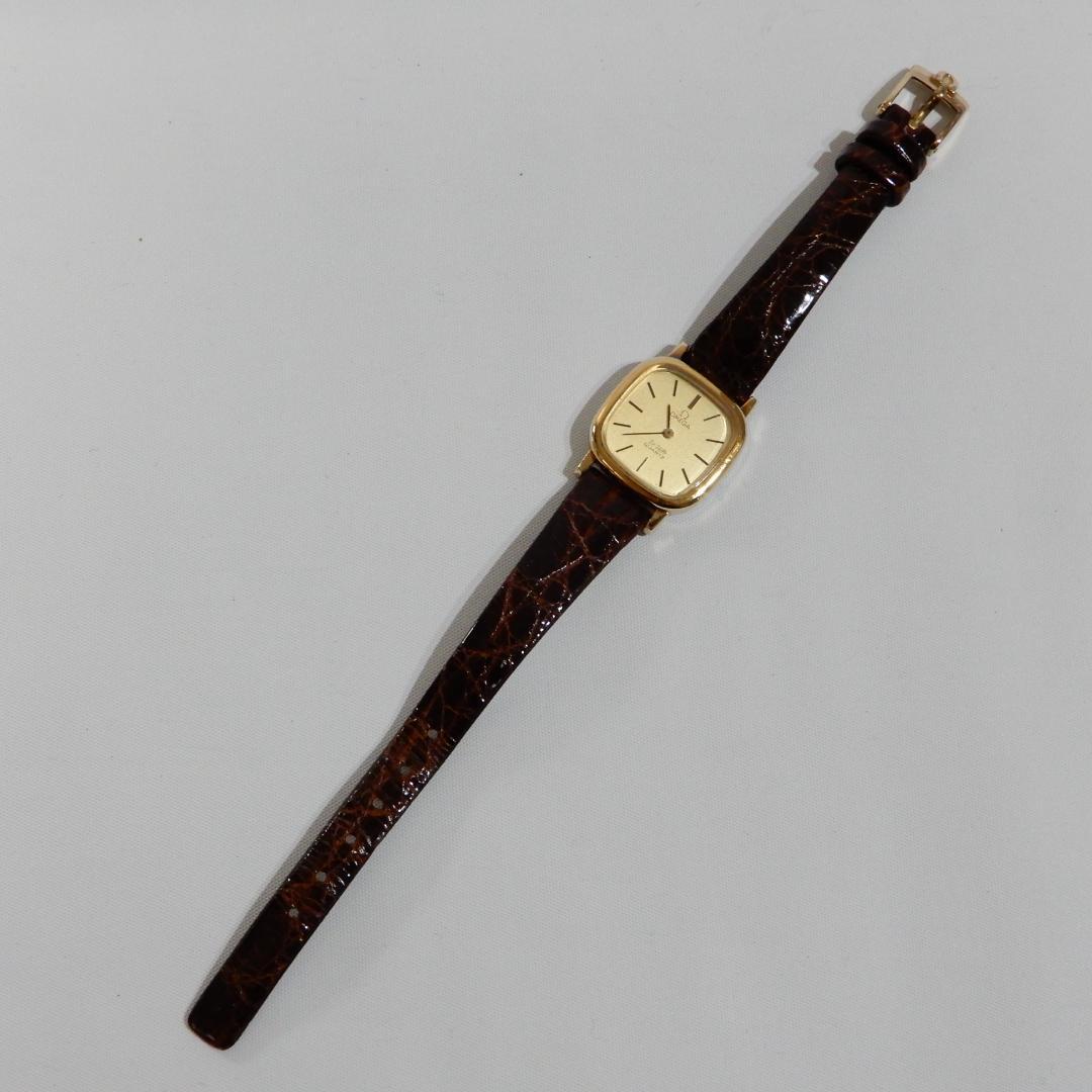 稼働 OMEGA De Ville デヴィル　レディース　プッシュ式リューズ