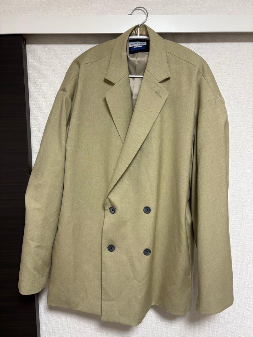 MAISON SPECIAL ベージュ ダブルブレストジャケット セットアップ