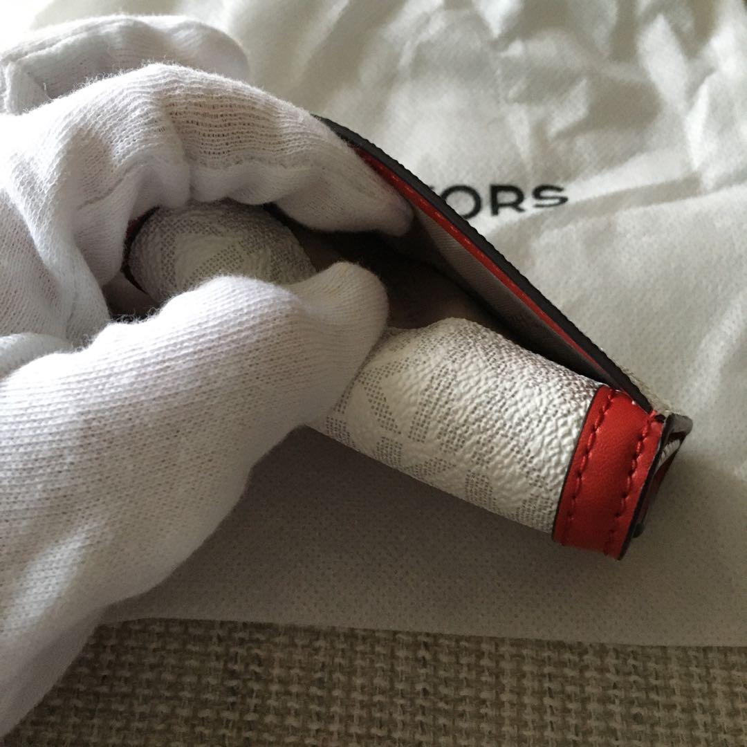 新品 マイケルコース MICHEAL KORS レッド キーケース