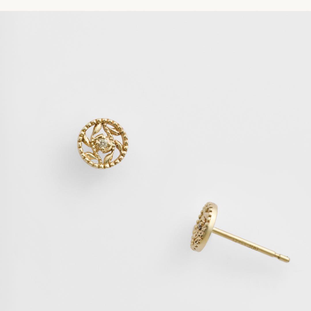 agete K10ダイヤモンドピアス ２０２５年