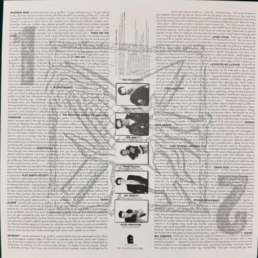 BAD RELIGION レコード　US original 盤極美品