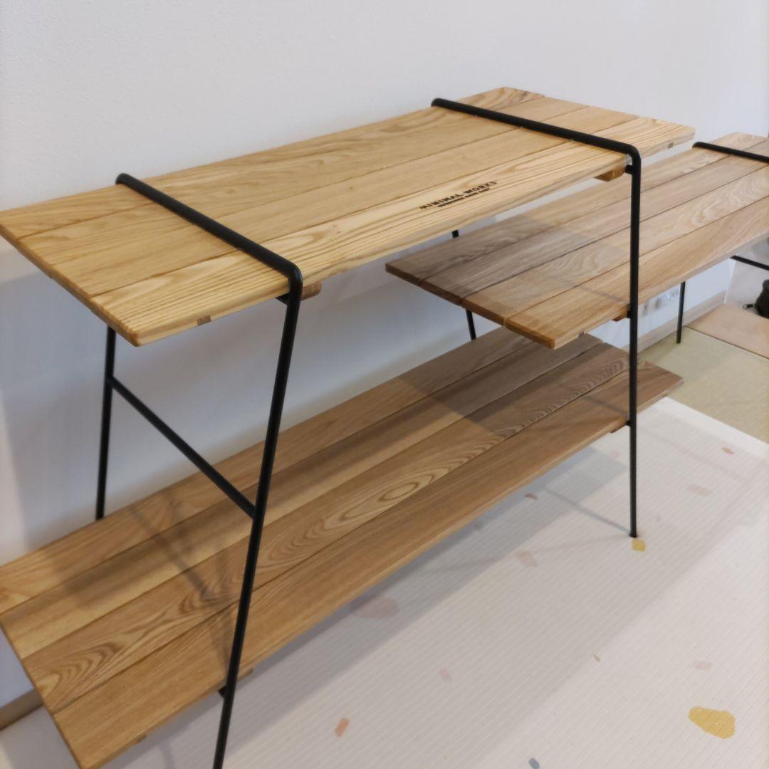 ミニマルワークス　モカシェルフプラス　キャンプラック　シェルフ　ギア