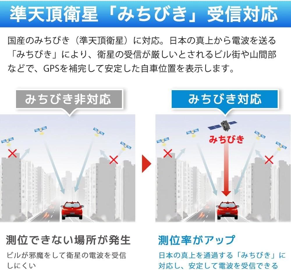【2025年最新地図】7インチ ポータブル カーナビ, QZSS+GP