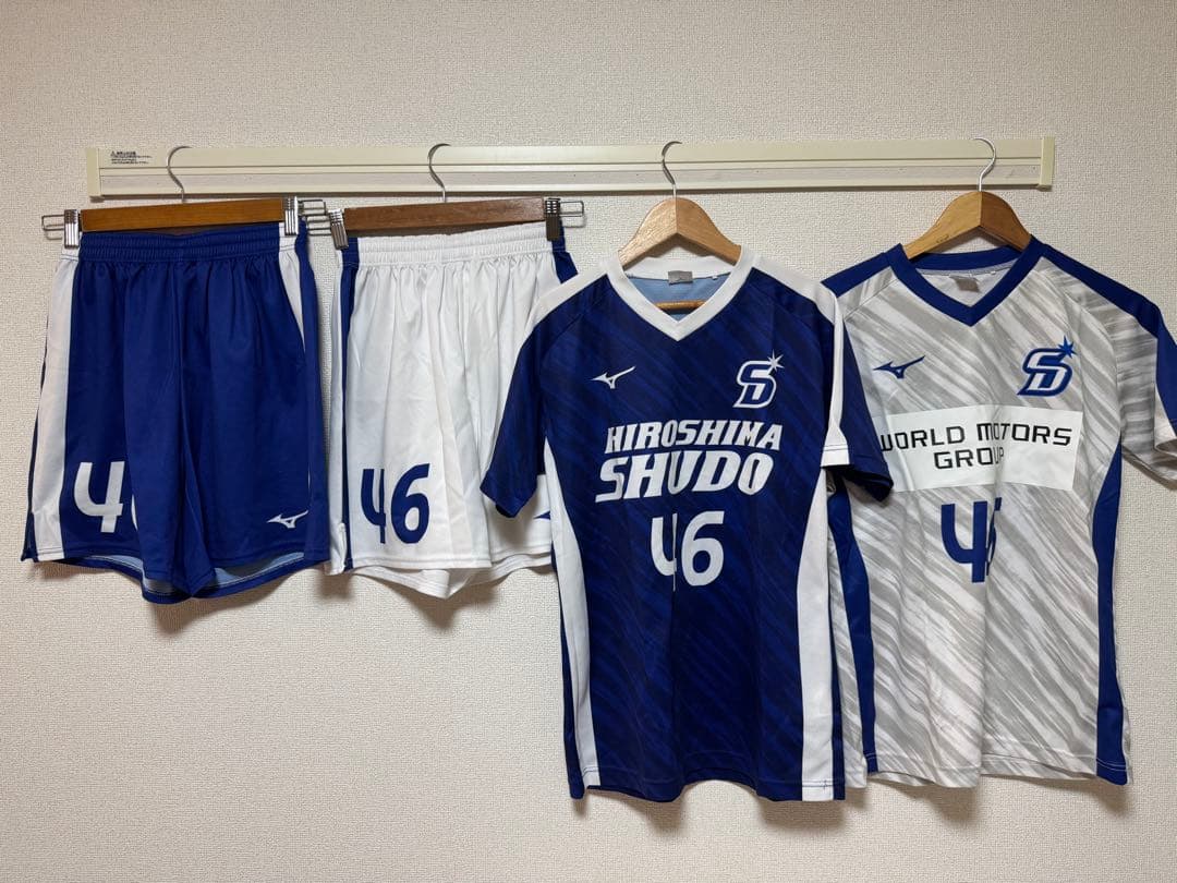 広島修道大学サッカー部　ユニフォーム　ホーム&アウェー