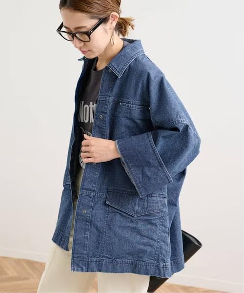 フレームワーク BLUE DENIM テントライン カバーオール ジャケット