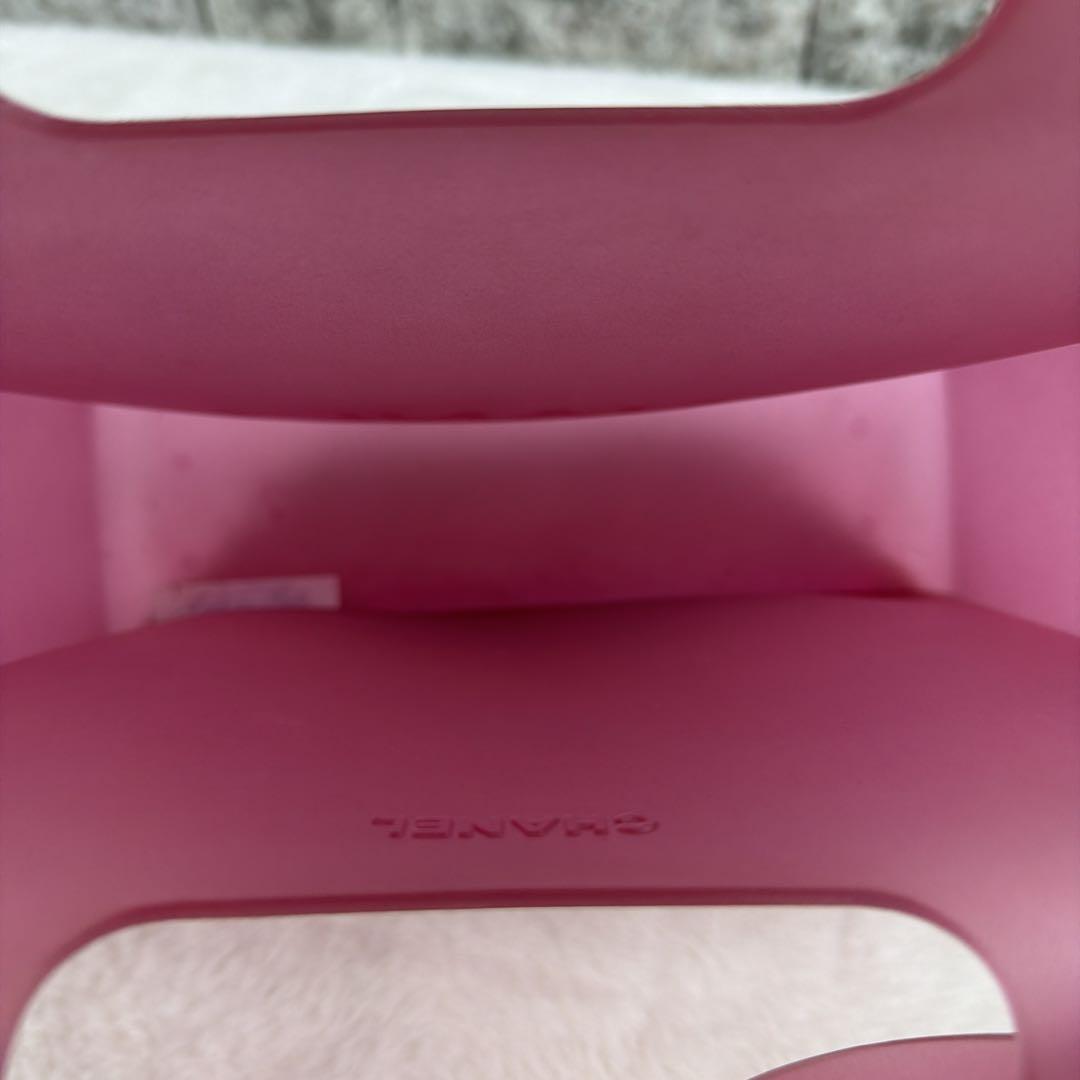 美品 CHANEL シャネル ピンク ラバー トートバッグ