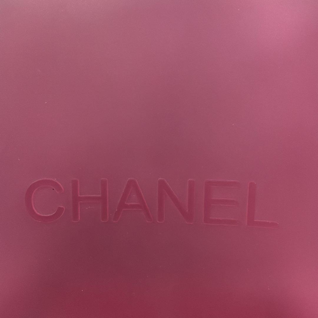 美品 CHANEL シャネル ピンク ラバー トートバッグ