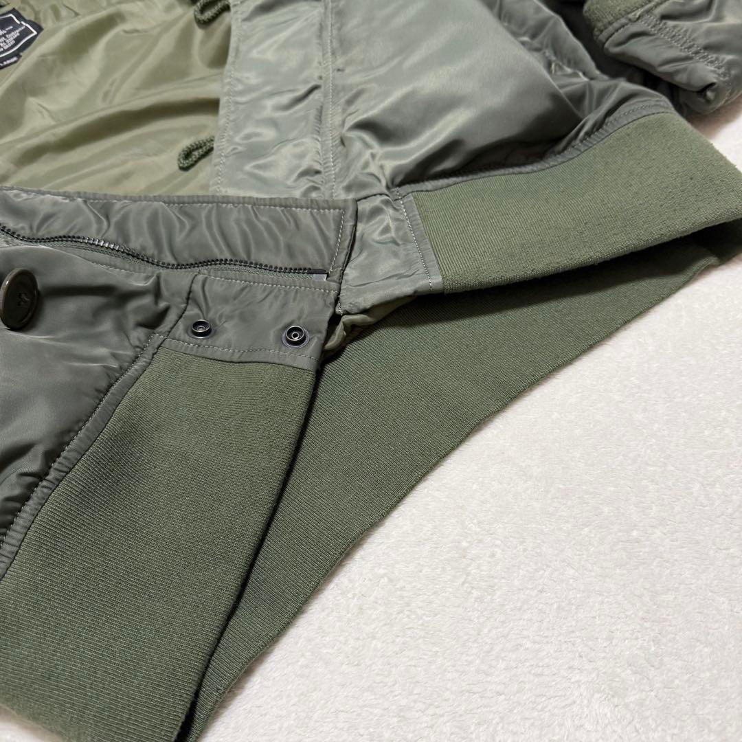 アルファ N-2B フライトジャケット セージグリーン ミリタリー ファー