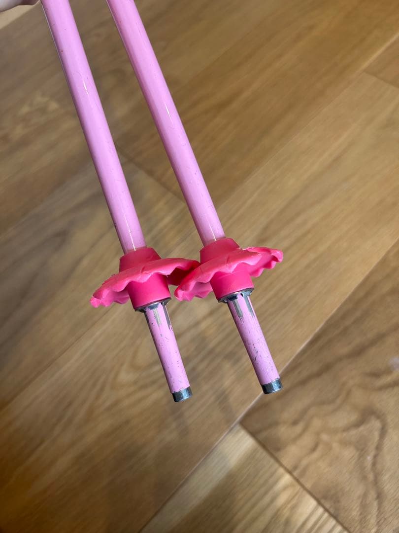 スキー板、ストック、ブーツ3点セット