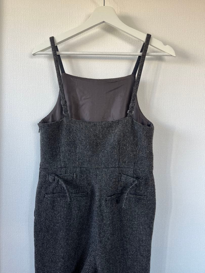 サロペット・オーバーオール・オールインワン AURALEE WOOL HAIRLINE LIGHT TWEEDOVERALL