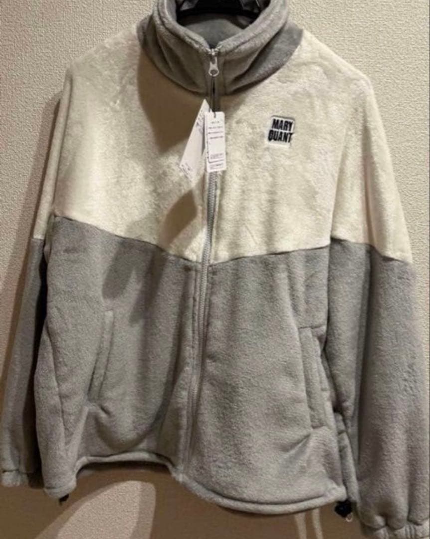 マリークワント　希少品　完全完売カラー　新品グレーバイカラーブルゾン　匿名配送