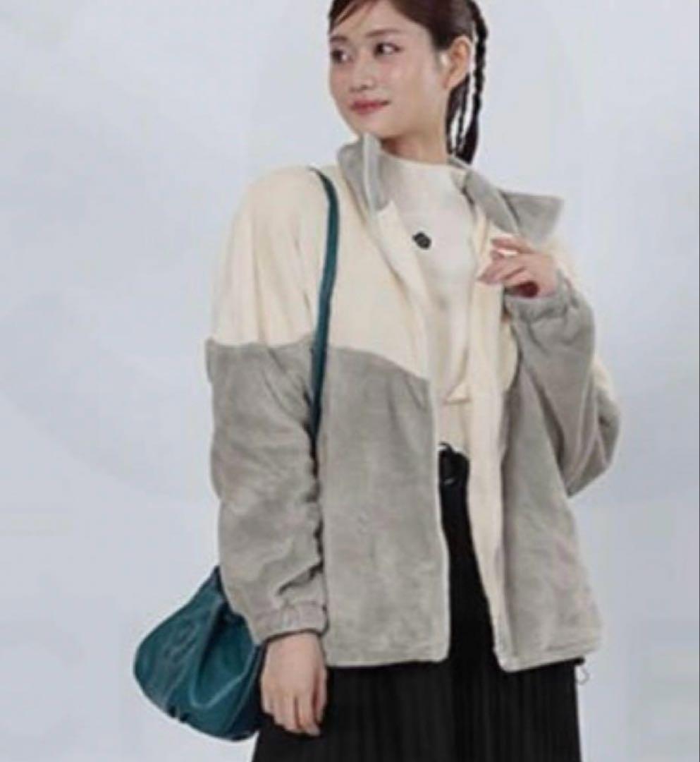 マリークワント　希少品　完全完売カラー　新品グレーバイカラーブルゾン　匿名配送