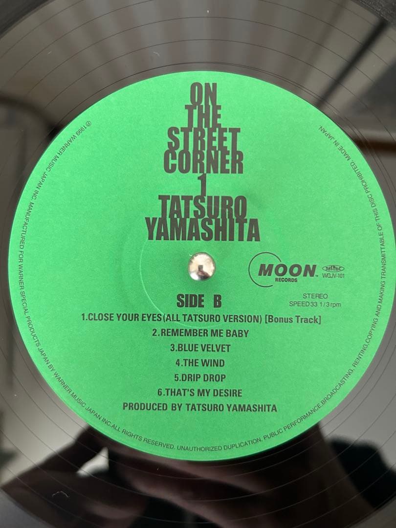 ON THE STREET CORNER 1 山下達郎 レコード LP