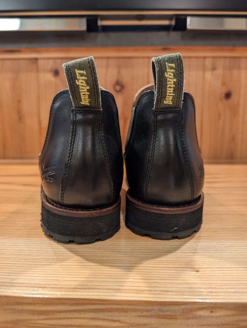 Dannerサイドゴア 黒 レザー ビブラムソール