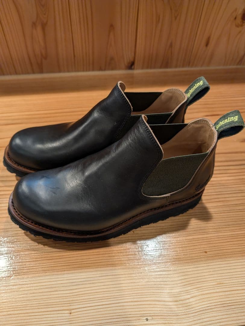 Dannerサイドゴア 黒 レザー ビブラムソール