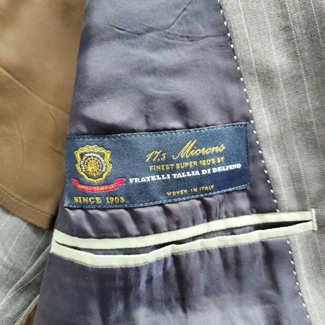 【良品】ポールスミス スーツ セットアップ デルフィノ イタリア高級生地 LL