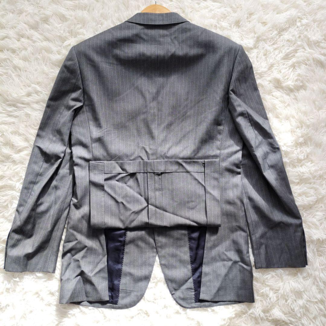 【良品】ポールスミス スーツ セットアップ デルフィノ イタリア高級生地 LL