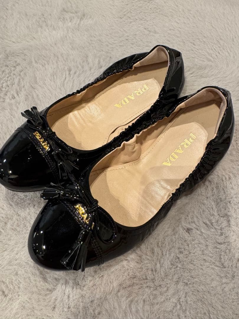 PRADA バレエシューズ　フラットシューズ　サイズ35 22.5センチ