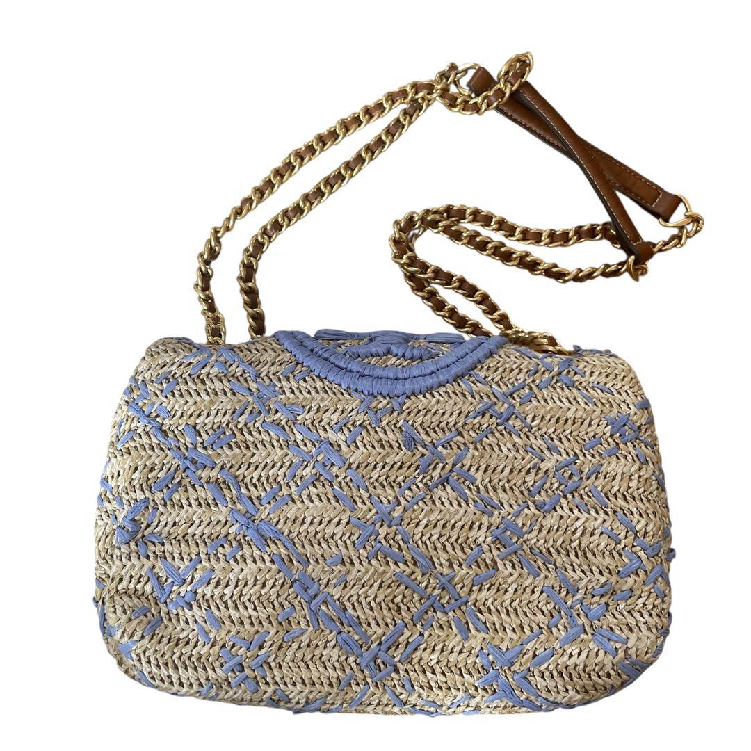 【美品】TORYBURCH FLEMING SOFT STRAW SMALL