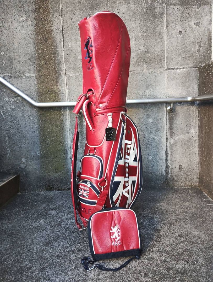 超美品 Admiral GOLF 9.5型3点ベルト ツアーモデル