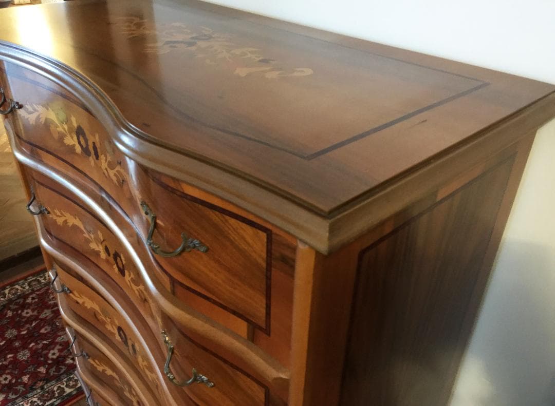 イタリア ヨーロッパ 家具 5段チェスト クラシック アンティーク