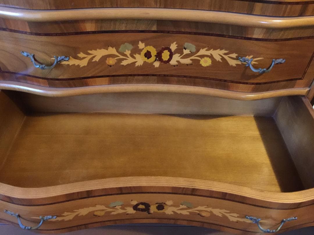 イタリア ヨーロッパ 家具 5段チェスト クラシック アンティーク