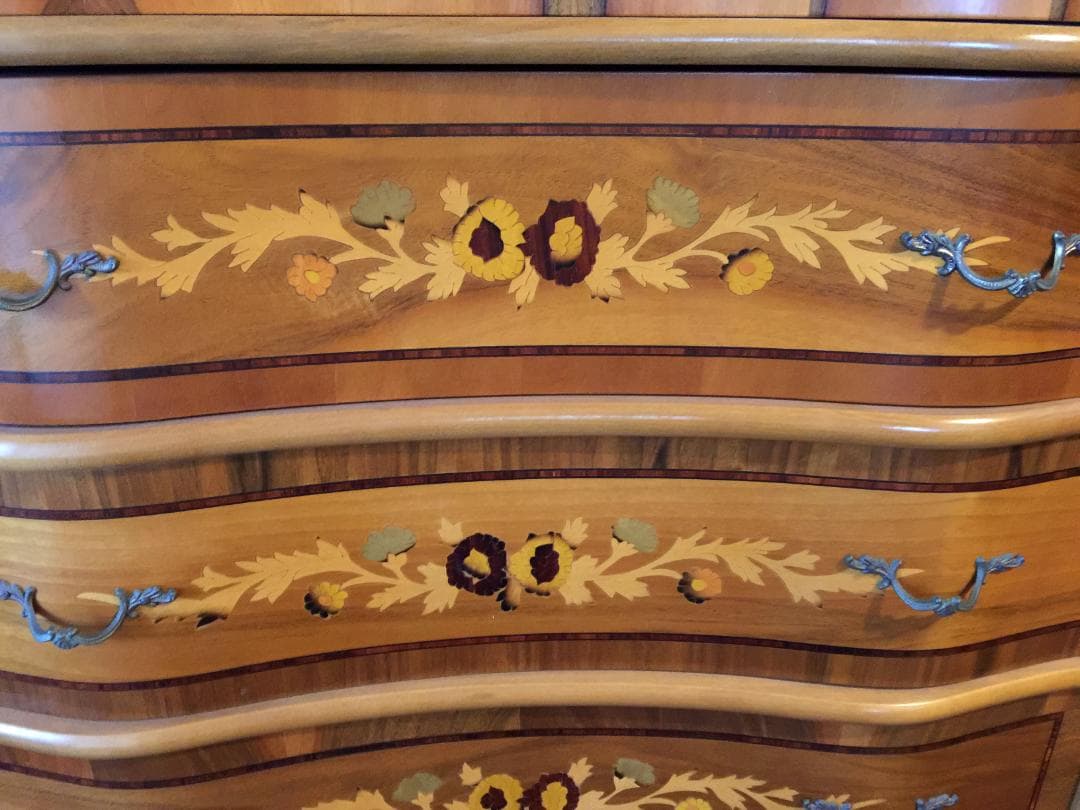 イタリア ヨーロッパ 家具 5段チェスト クラシック アンティーク