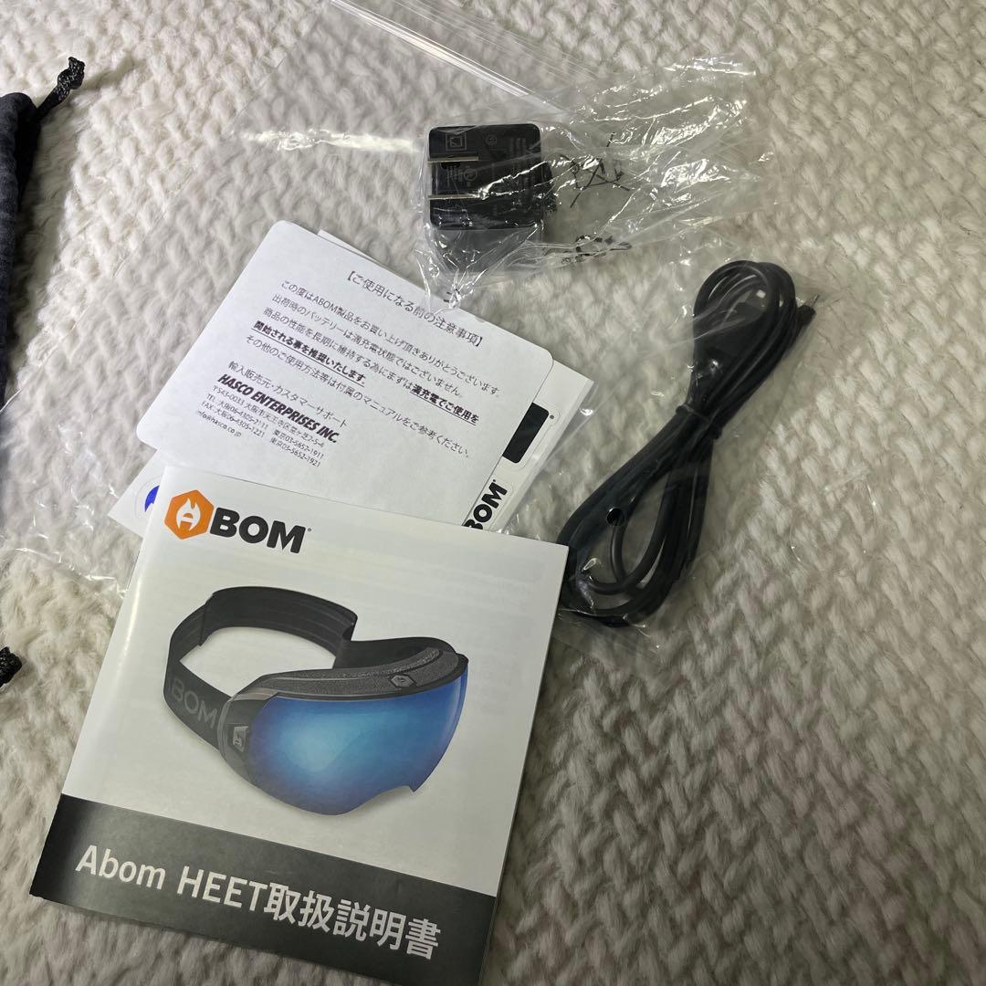 激レア ABOM HEET 曇らないゴーグル エーボム ヒート ミラーレンズ