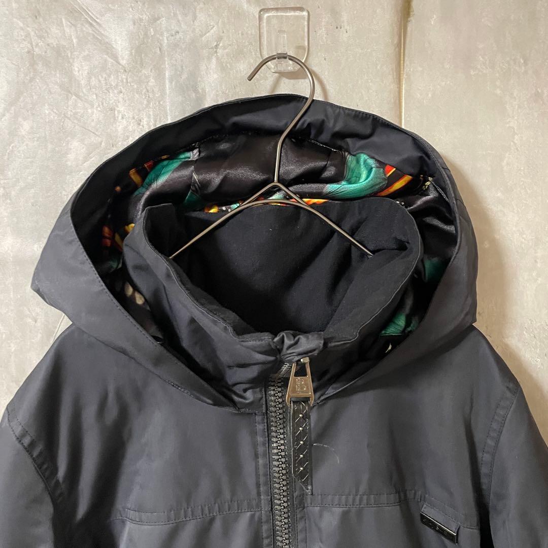 Burtonバートンスキーウェアスノーボードジャケットパーカーフード付黒ブラック