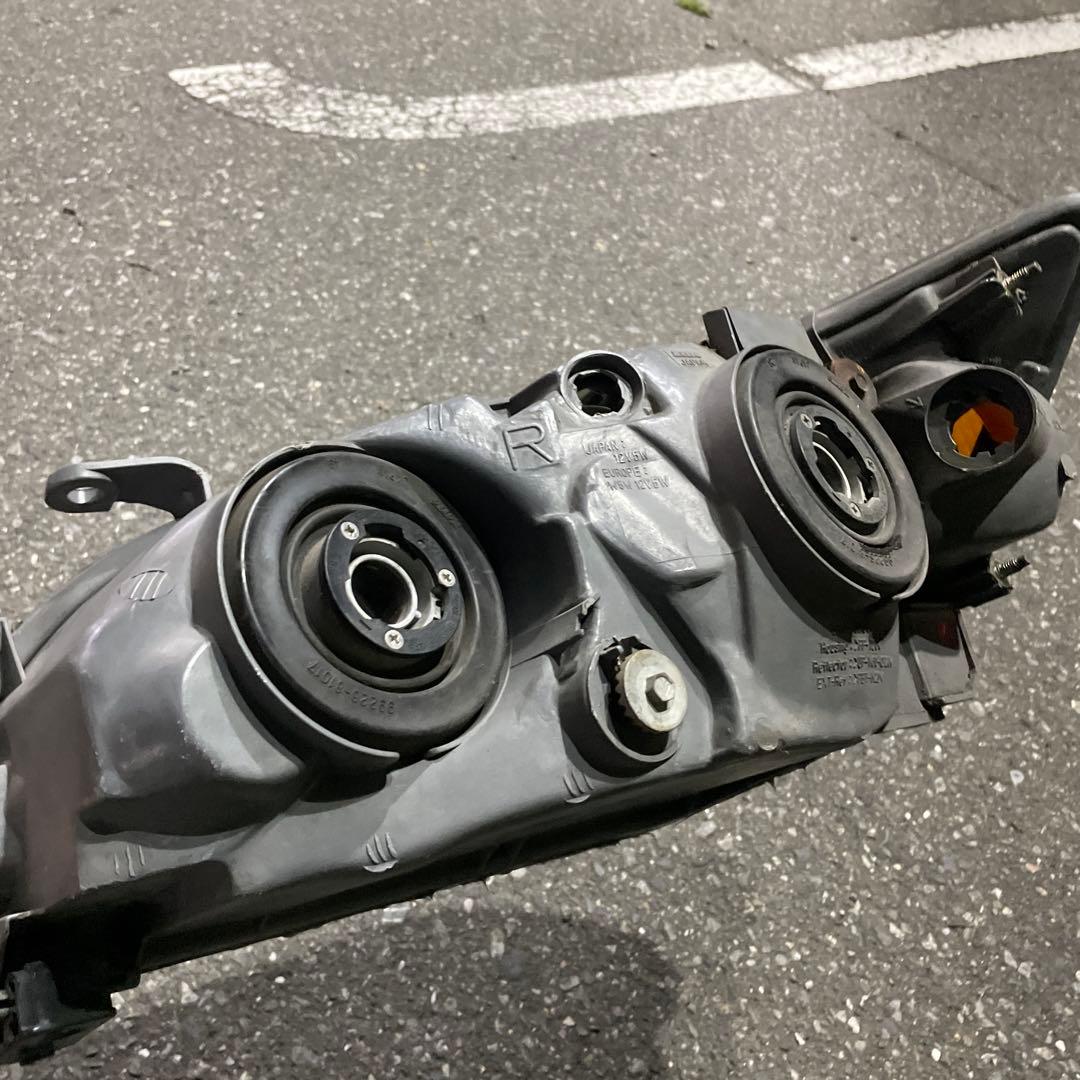 アルテッツァ ヘッドライト 純正オプションインナーブラック