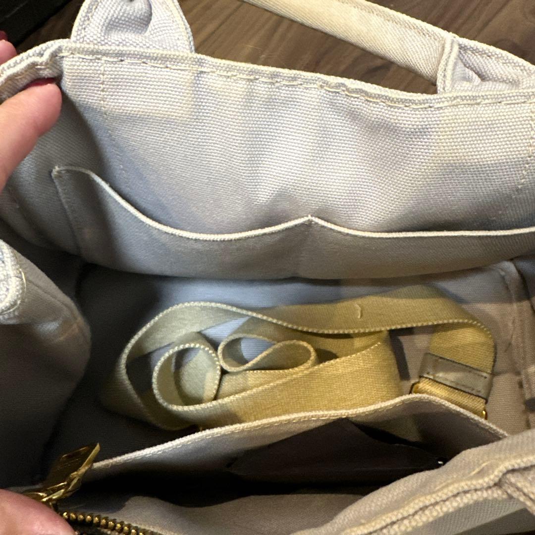 PRADA トートバッグ グレーNUBE キャンバス