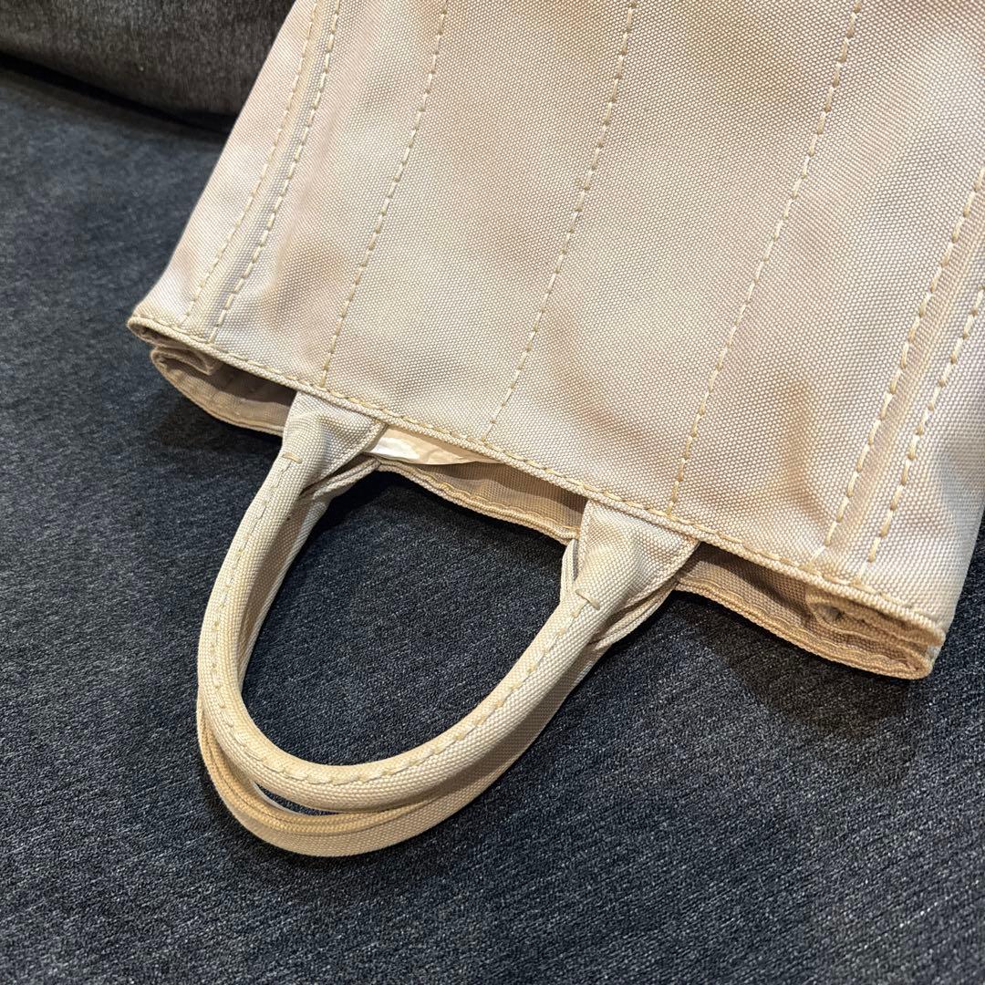 PRADA トートバッグ グレーNUBE キャンバス