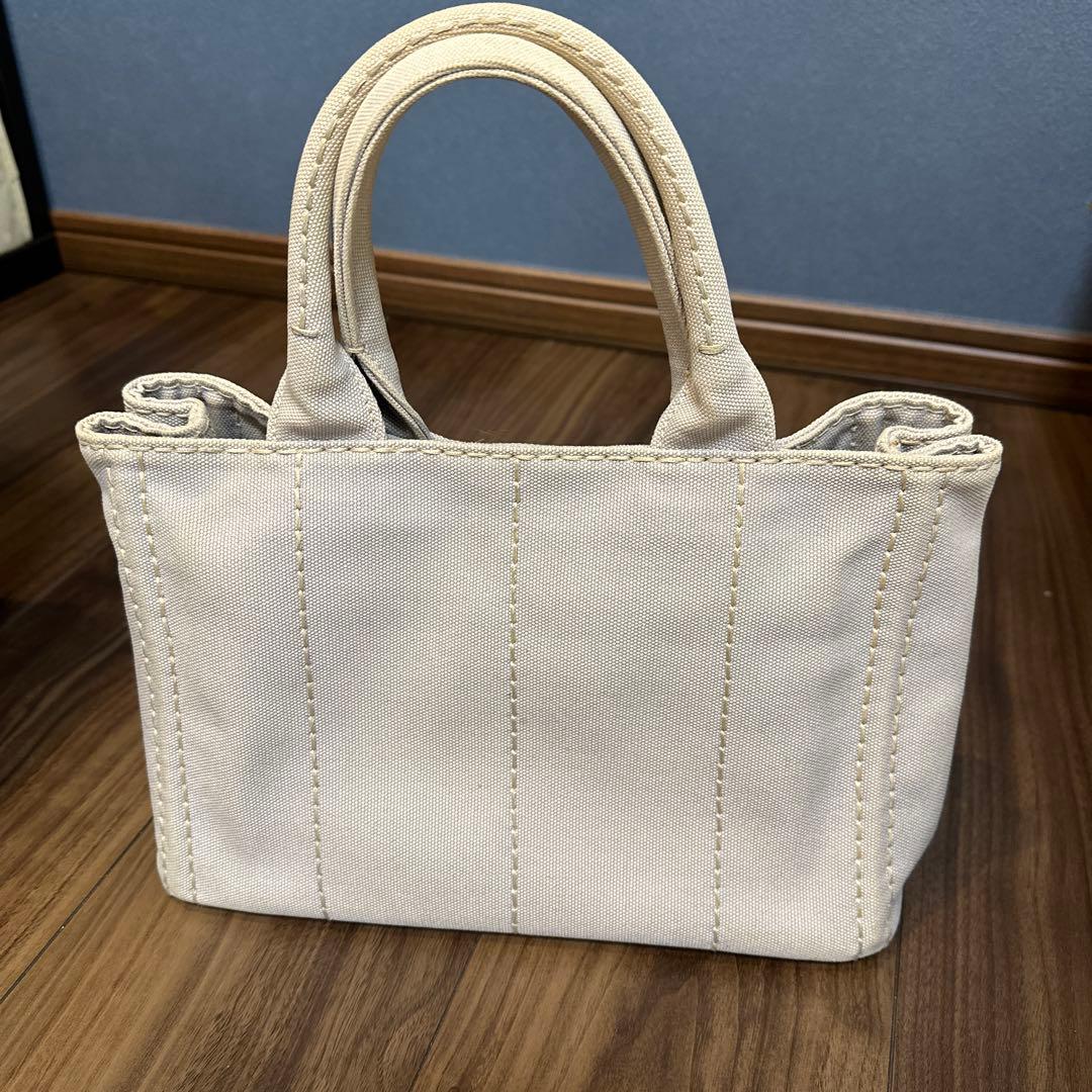 PRADA トートバッグ グレーNUBE キャンバス