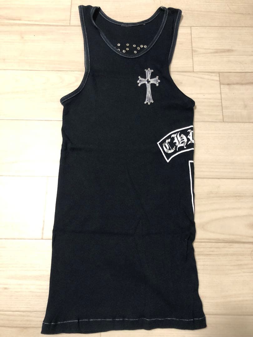 激レア！廃盤品 ラインストーン クロムハーツ タンクトップ