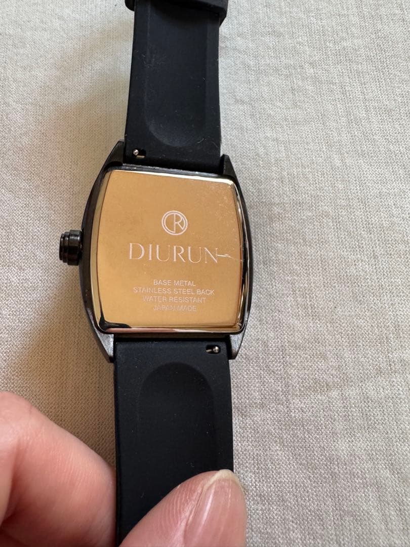【美品】DIURUN 腕時計 ブラック 山下智久　山田涼介　着用