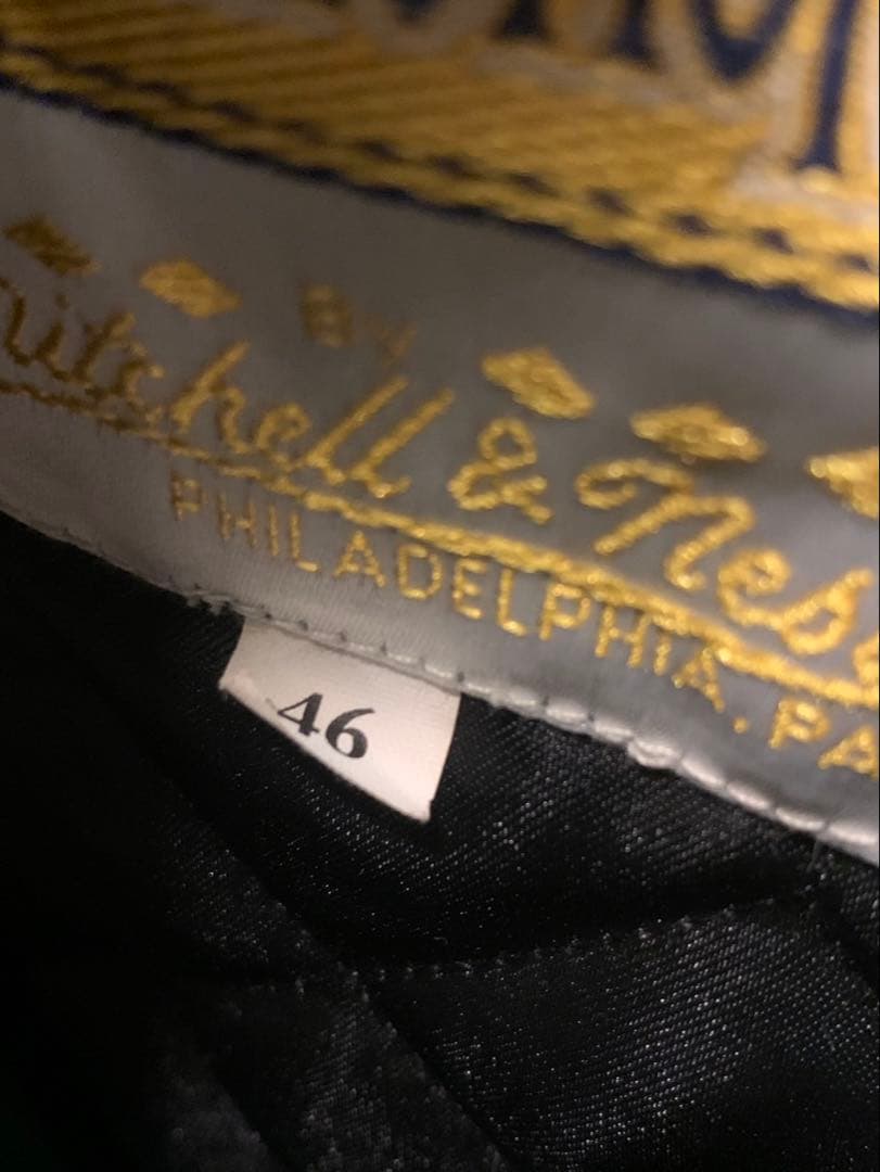 Mitchell & Ness ホワイトソックス ウールメルトンスタジャン 46