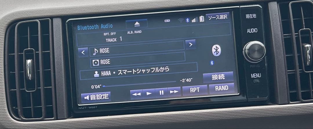 TOYOTA純正ナビ　NSZT-W66T
