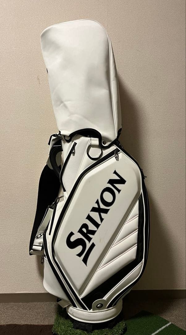 Srixon ホワイト キャディバッグ　スリクソン