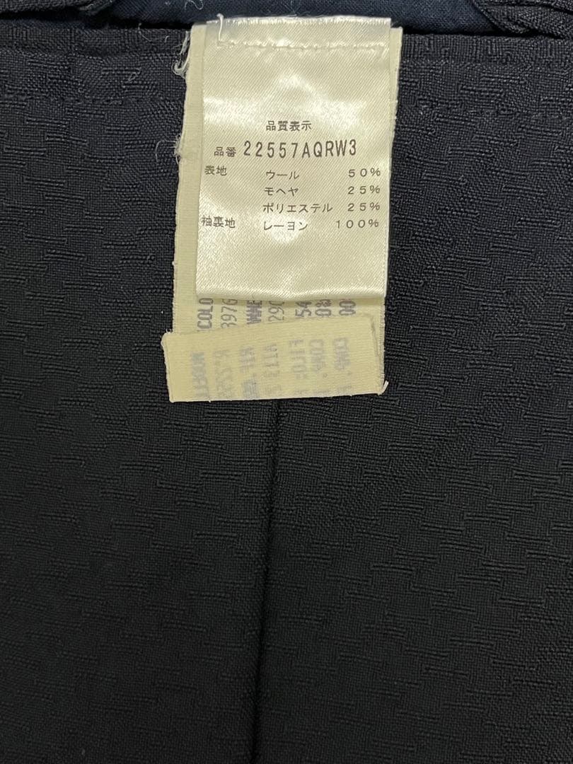 週末限定価格LARDINIテーラードジャケット　ダークネイビー46