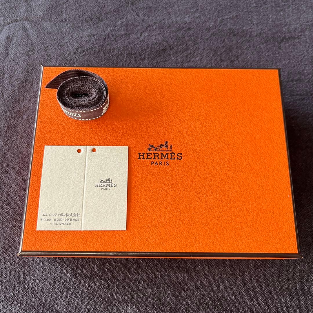 HERMES エルメス ジップアンゴーⅡ シェーヌダンクル 黒×ゴールド金具