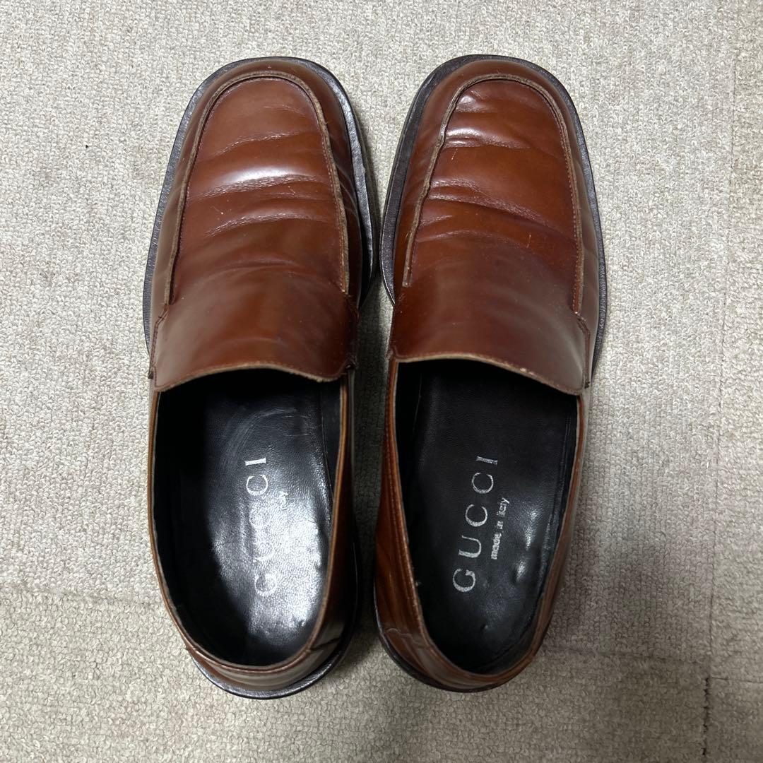 GUCCI グッチ　ローファー　革靴　メンズ　ハイブラ　古着　ヴィンテージ