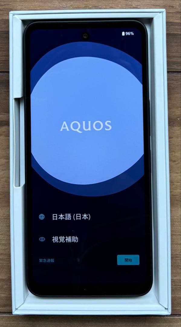 AQUOS wish 5 ブラック 透明ケース 保護フィルム付き