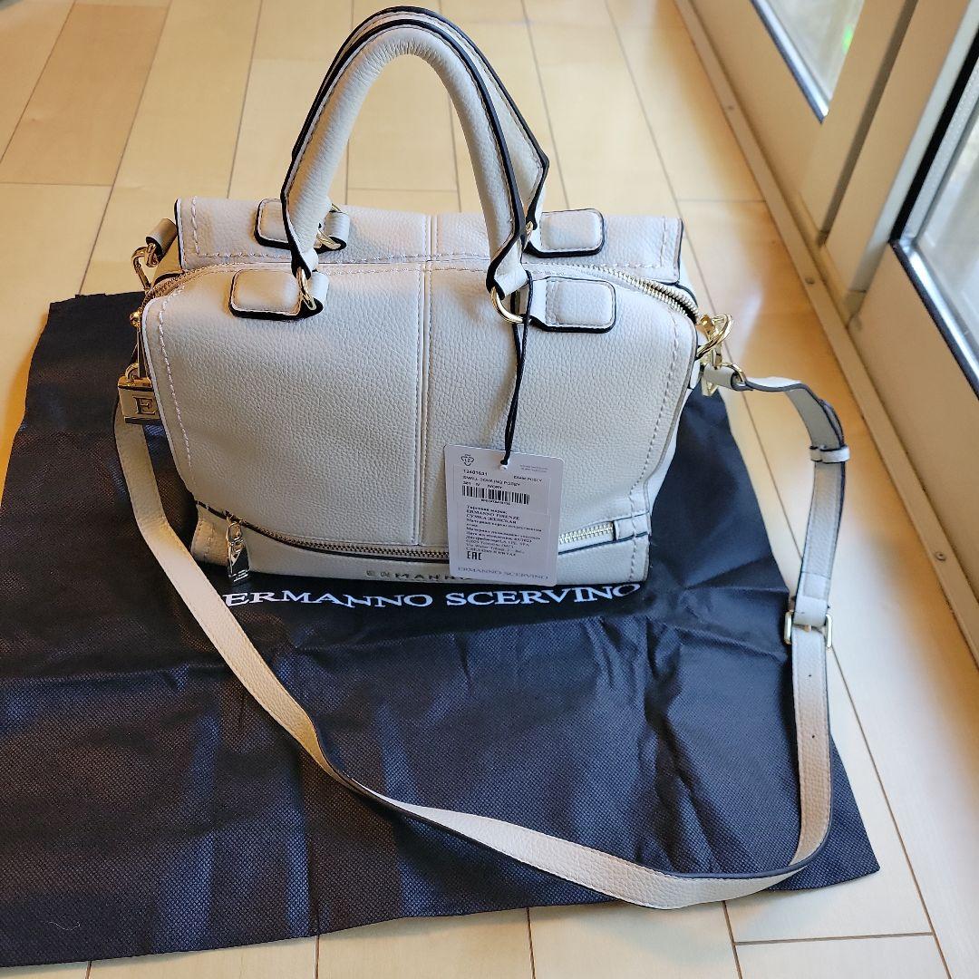 専用になります。　 ホワイトショルダーバッグ　2way